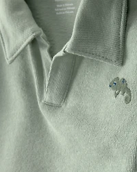 Baby Boy 2-Piece Top & Short Set - Green