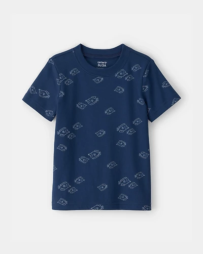 Toddler Boy Fish T-Shirt - Blue