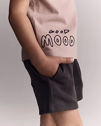 Toddler Relaxed Tee - Mauve