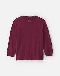 Toddler Boy Long-Sleeve T-Shirt - Burgundy