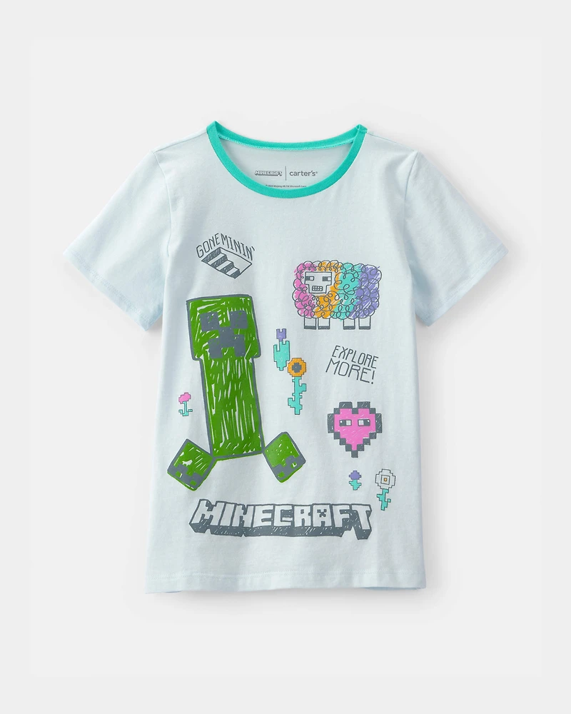Girls Minecraft® Graphic Tee - Blue