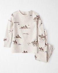Baby Organic Cotton Pyjamas Western Rodeo Print
