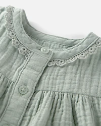 Baby Girl Organic Cotton Gauze Dress