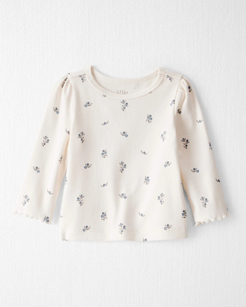 Baby Girl 2-Piece Organic Cotton Jumper Set