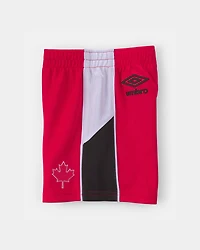 Toddler 2-Piece Umbro Canada Soccer Jersey & Short Set - Red/White/Black