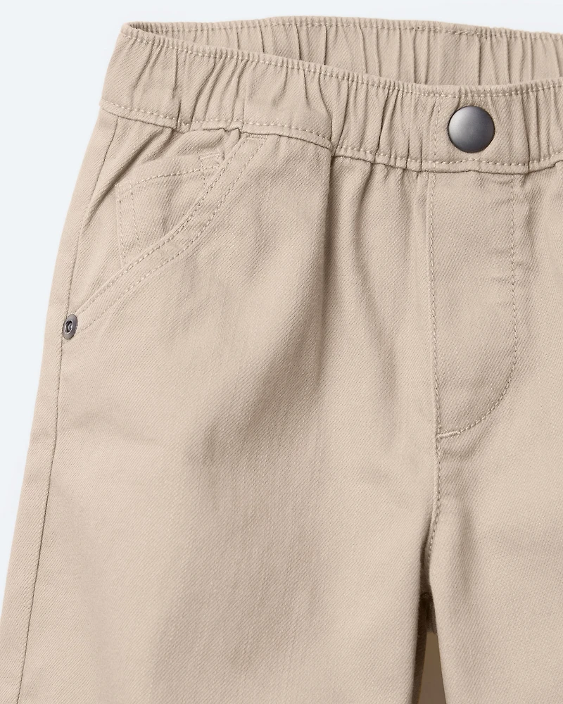Toddler Barrel Pant - Tan