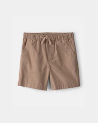 Boys Canvas Shorts - Dark Khaki