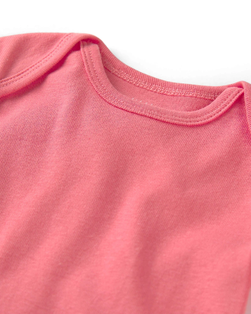 Baby 3-Pack Animal Print Short-Sleeve Multipack Bodysuits