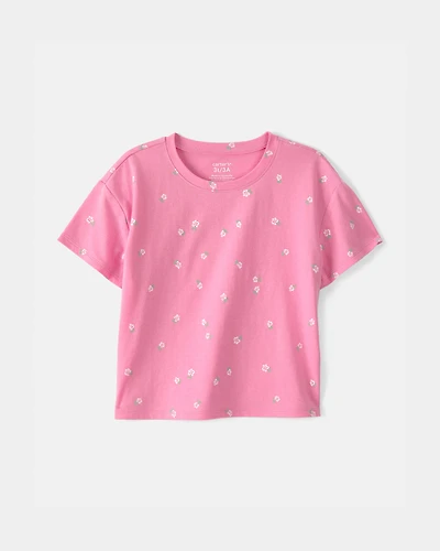Toddler Girl Floral Top - Pink