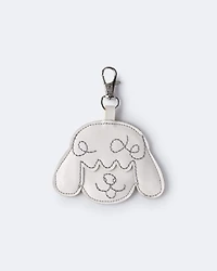 Toddler Girl Poodle Bag Charm - Cream