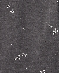 Baby Girl 4-Pack Sheep Print Long-Sleeve Multipack Bodysuits - Black/White