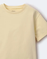Toddler Rolled Cuff Tee - Yellow