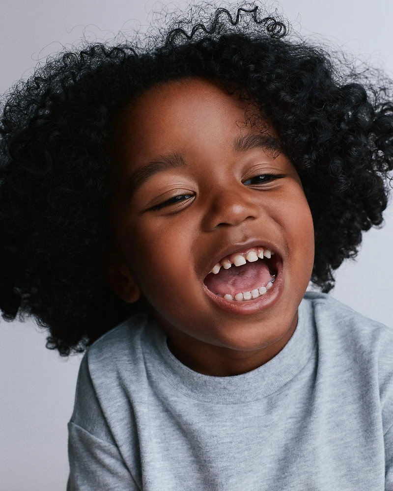 Toddler Relaxed Tee - Light Grey