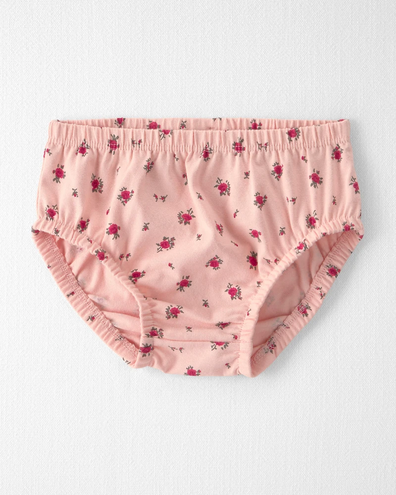 Baby Girl Organic Cotton Floral Tiered Dress