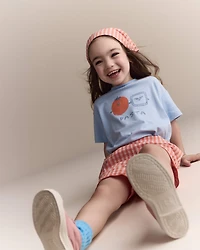 Toddler Pasta Relaxed Graphic Tee - Blue