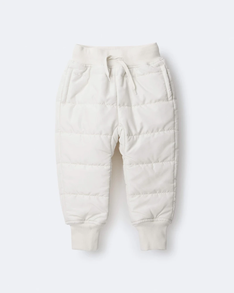 Toddler Ski Jogger Pant - Cream