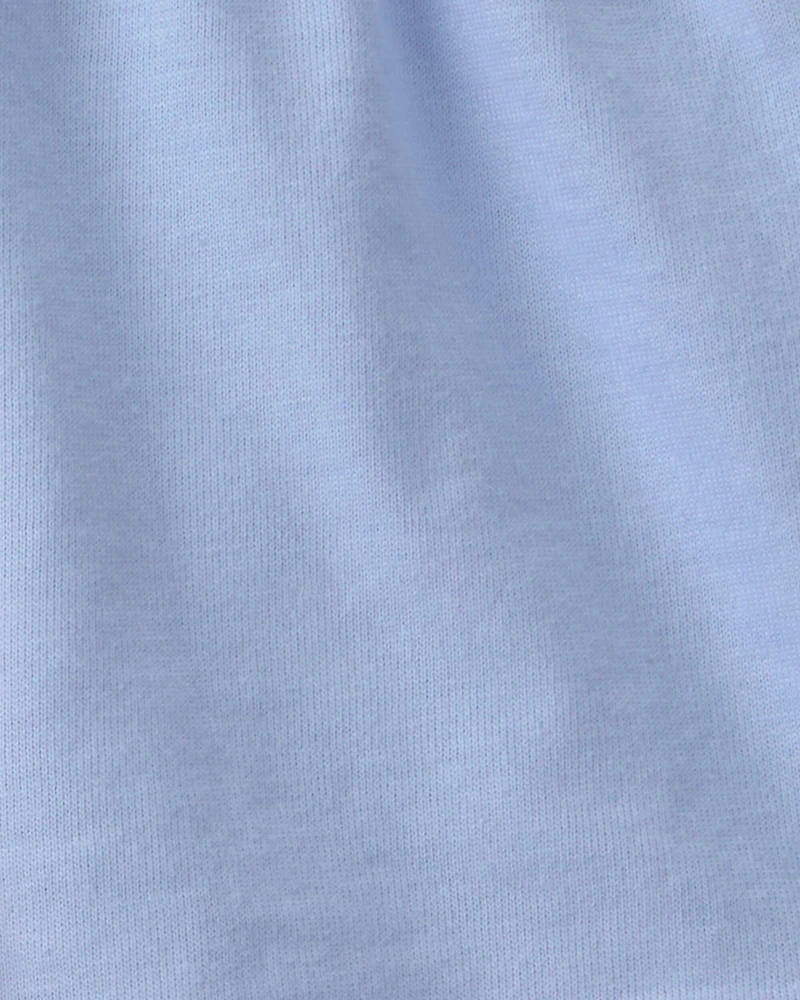 Baby Girl 2-Pack Flutter-Hem Fashion Shorts - Orange/Blue