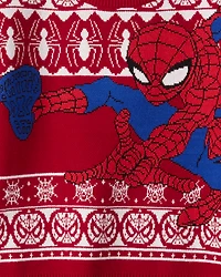Boys ©Marvel Spider-Man Long-Sleeve Sweater - Red