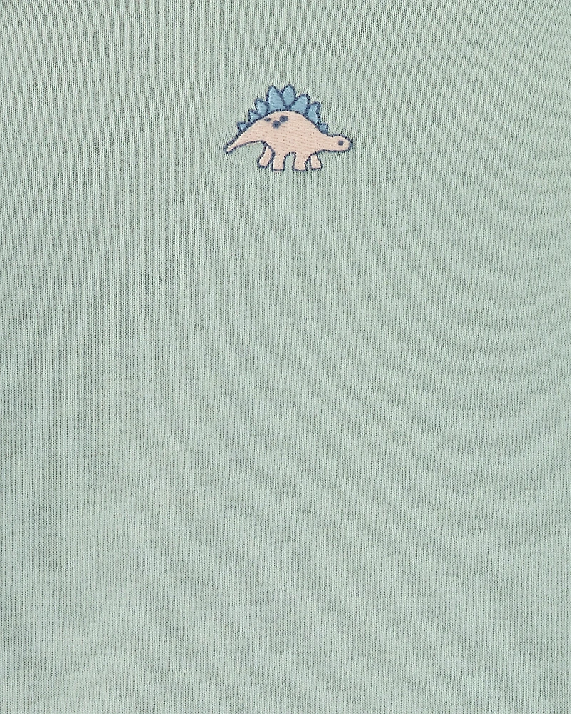 Baby Boy 4-Pack Long-Sleeve Dinosaur Bodysuits