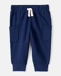 Baby Boy 2-Piece Sports Long-Sleeve Bodysuit & Pant Set - Grey/Blue