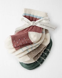 Baby 4-Pack Organic Cotton Socks Stripes