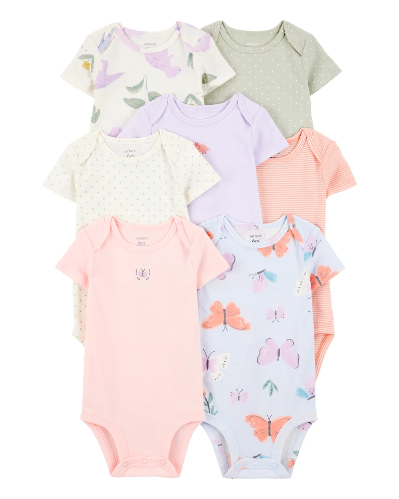 Baby 7- Pack Short-Sleeve Original Bodysuits