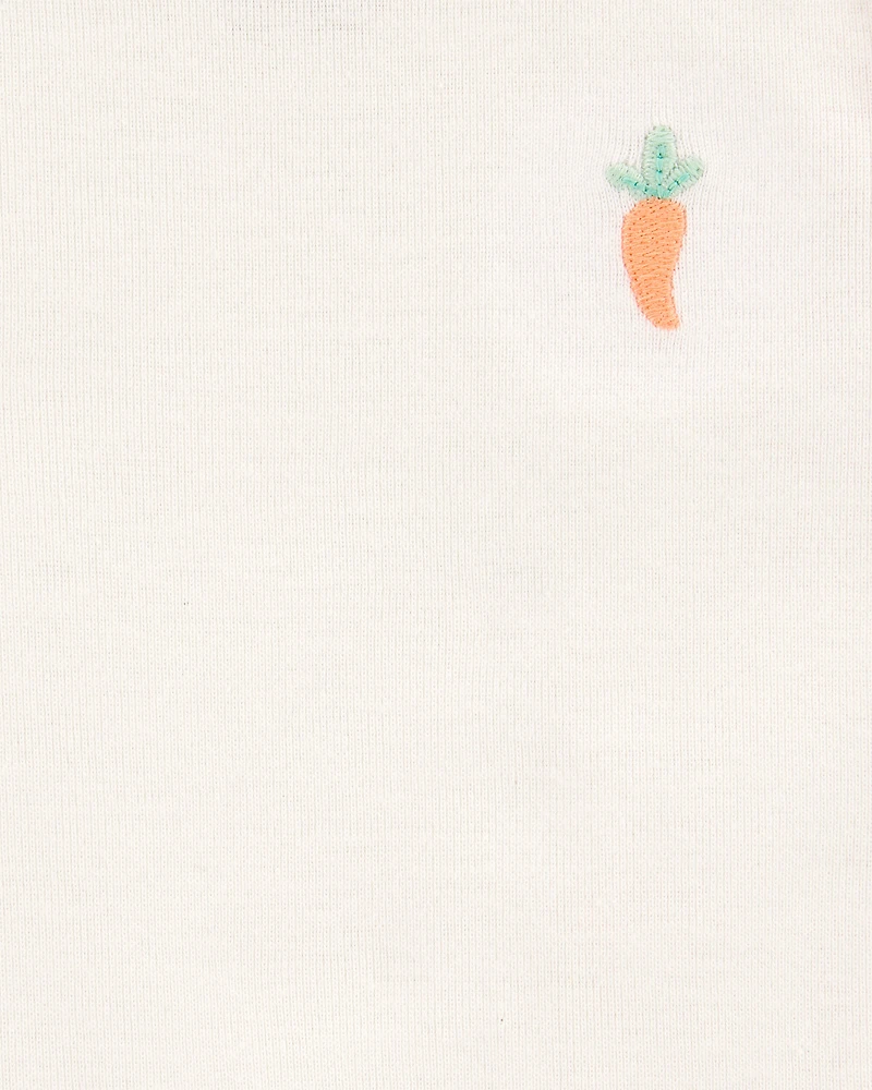 Baby 5-Pack Vegetables Sleeveless Bodysuits - Ivory