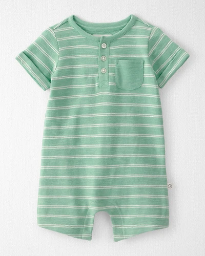 Baby Striped Romper Made with Organic Cotton
