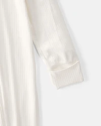 Baby 2-Way Zip PurelySoft Sleeper - Cream