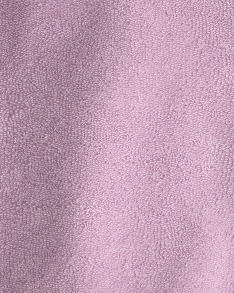 Baby Girl 3-Piece Bear Terry Layering Set - Purple