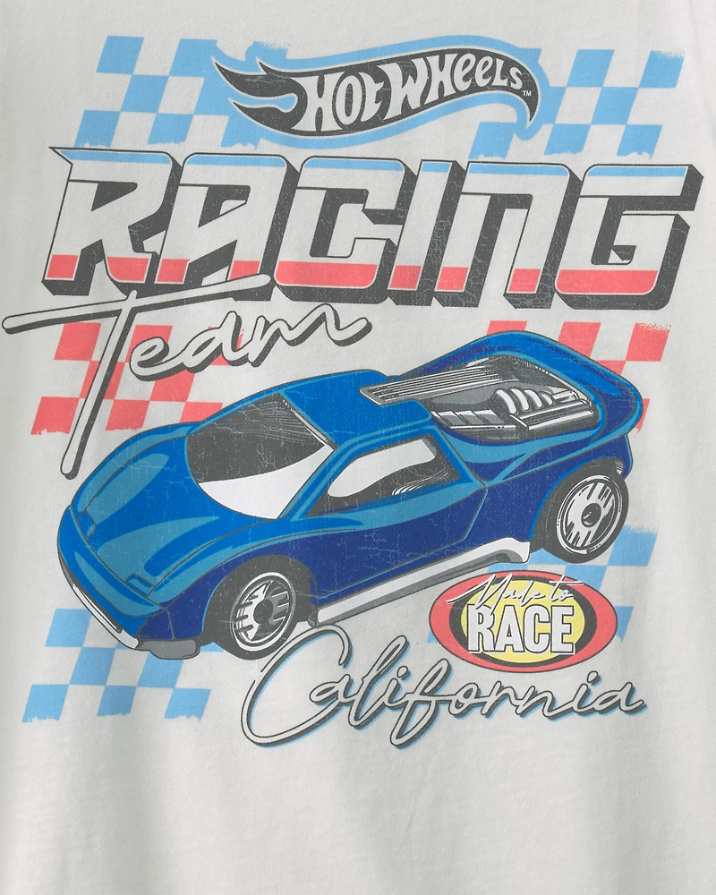 Boys Hot Wheels™ Graphic Tee - White