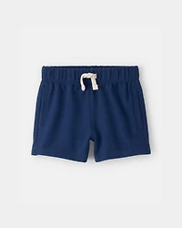 Baby Boy French Terry Shorts - Blue