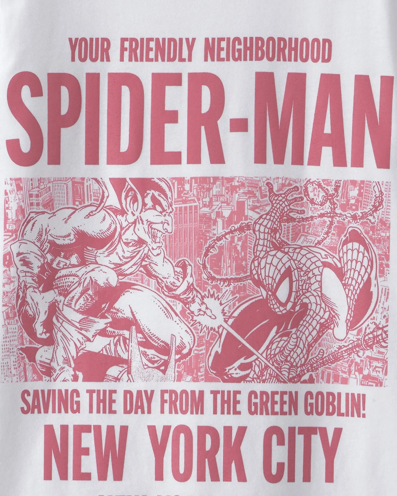 Boys ©Marvel Spider-Man Graphic Tee - White