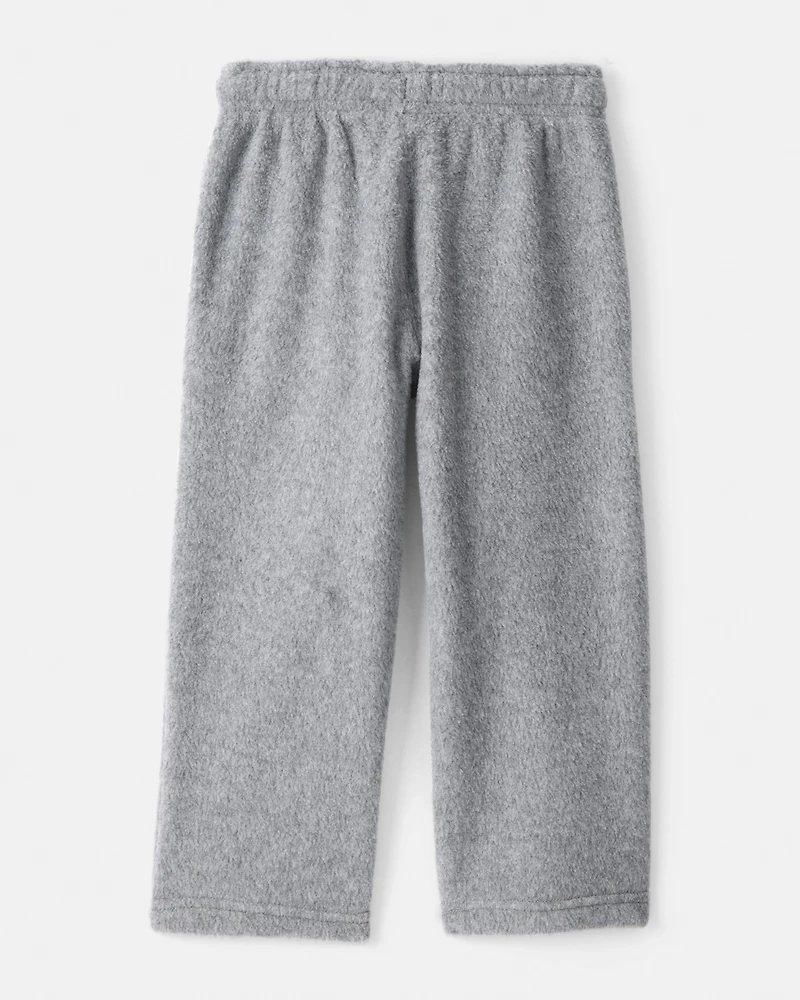 Toddler Boy Fleece Joggers - Grey