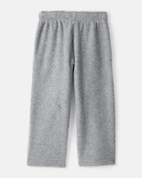 Toddler Boy Fleece Joggers - Grey