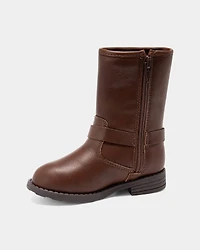 Toddler Girl Fashion Boots - Brown