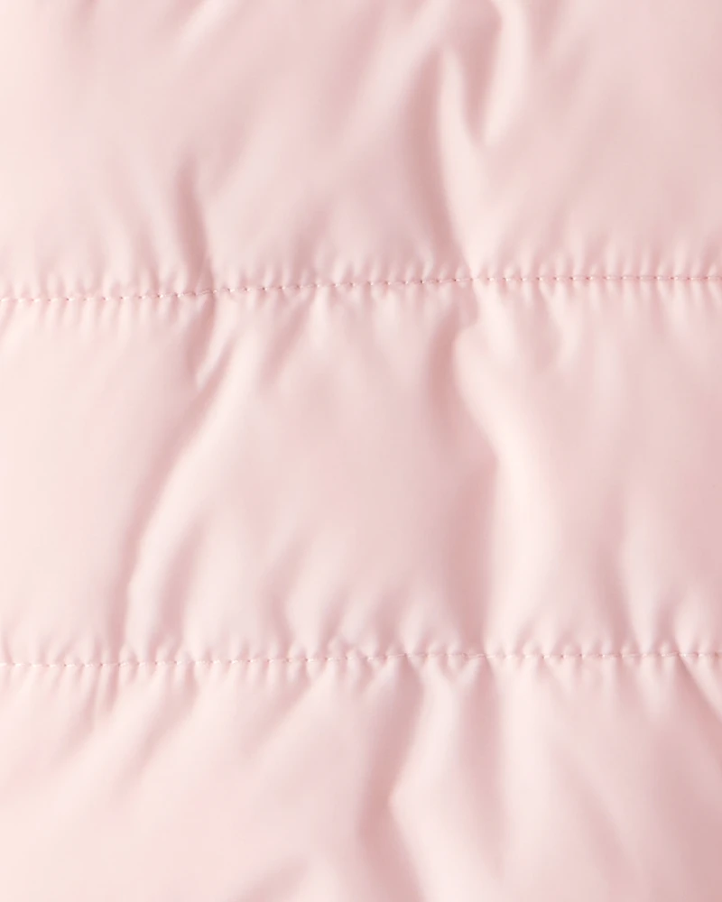 Toddler Hooded Puffer Jacket - Pink