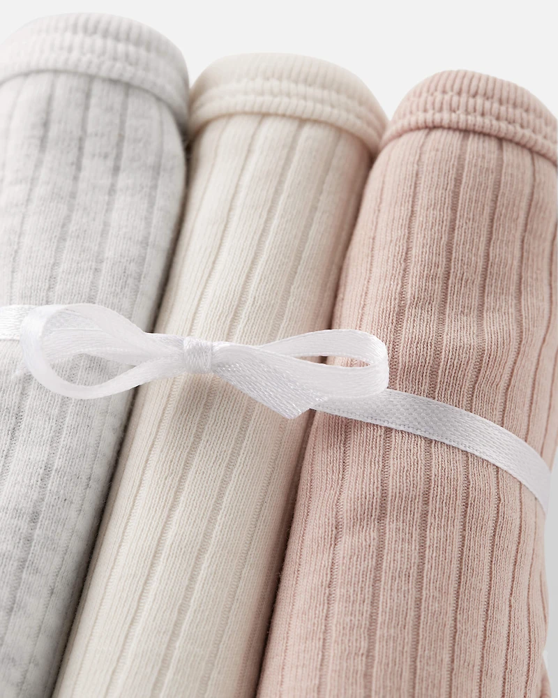 Girls 3-Pack Organic Cotton Underwear