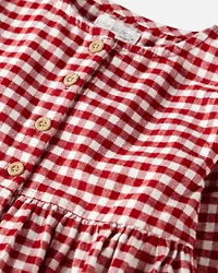 Toddler Girl Organic Cotton Flannel Dress