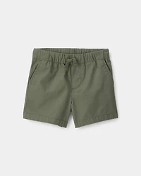 Baby Boy Canvas Shorts - Green