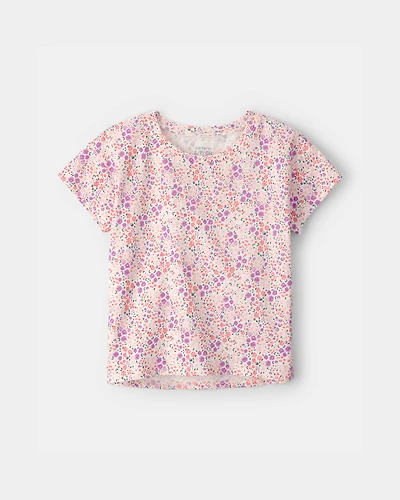 Girls Floral Top - Pink