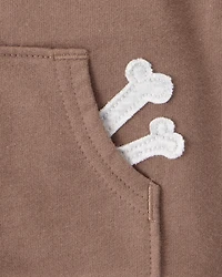 Baby 3-Piece Dog Little Vest Set