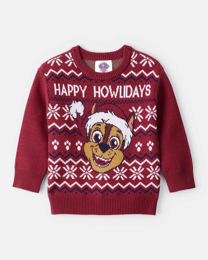 Toddler Boy PAW Patrol Christmas Sweater