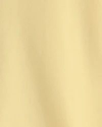 Kid French Terry Zip-Up Hoodie - Yellow