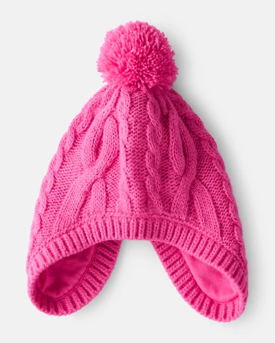 Baby Boy Winter Hat - Pink