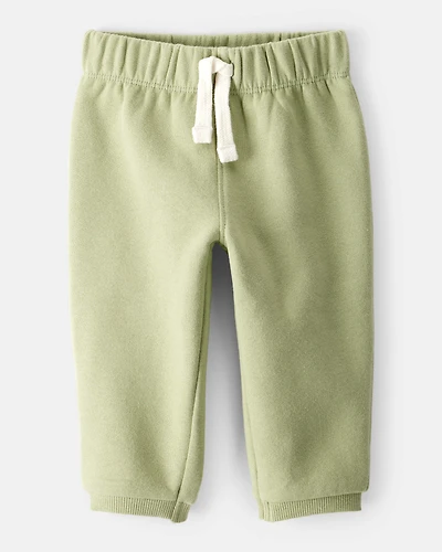 Baby Boy Cotton Pull-On Pants - Green