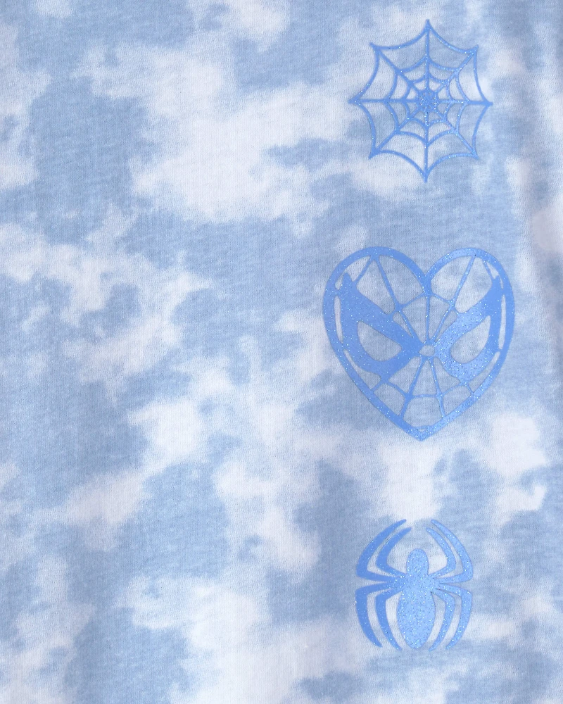 Toddler Girl ©Marvel Spider-Man Graphic Tee - Blue