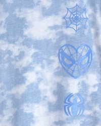 Toddler Girl ©Marvel Spider-Man Graphic Tee - Blue