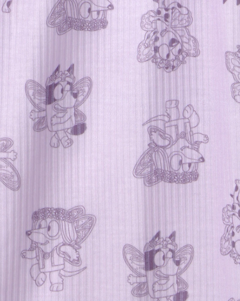 Toddler Girl 2-Piece Bluey™ Short-Sleeve Pyjama Set - Purple