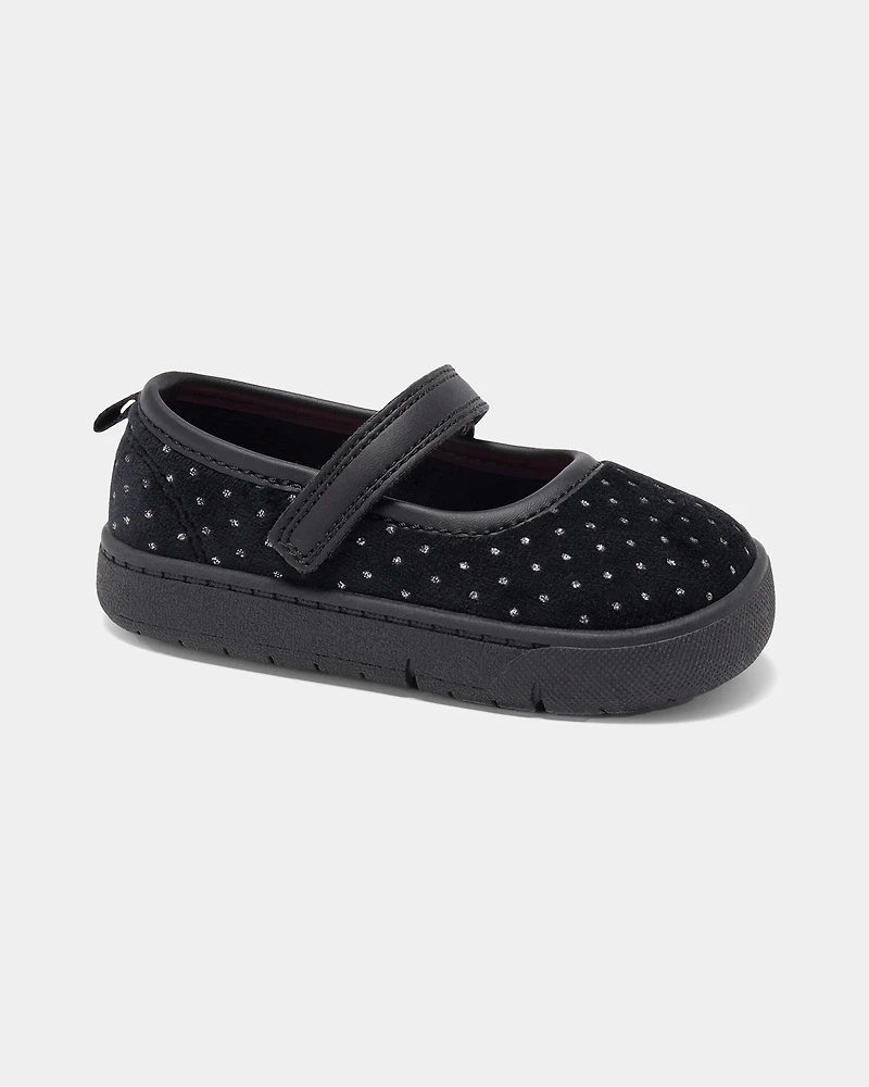 Baby Girl Every Step® First Walker Dress Shoes - Black